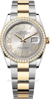 Rolex Datejust 126283RBR-0018 Yellow gold and Stainless steel Silver