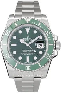 Rolex Submariner 116610LV-0002 Stainless steel Green