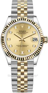 Rolex Datejust 31 278273-0026 Yellow gold and Stainless steel Champagne