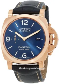 Panerai Luminor Marina PAM 01112 Goldtech Blue