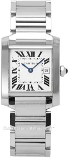 Cartier Tank Française W51011Q3 Stainless steel Silver