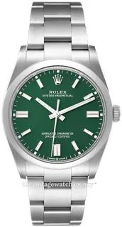 Rolex Oyster Perpetual 126000-0005 Stainless steel Green