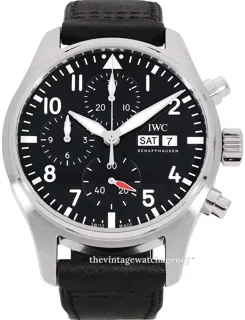 IWC Pilot IW388111 Stainless steel Black