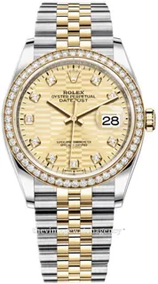 Rolex Datejust 126283RBR-0031 Yellow gold and Stainless steel Champagne