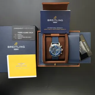 Breitling superoc A1331216.C963.152A 46mm Stainless steel Blue