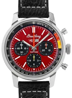 Breitling Top Time AB01761A1K1X1 41mm Stainless steel Red