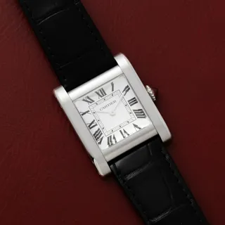 Cartier Tank Normale WGTA0109 Platinum Silver