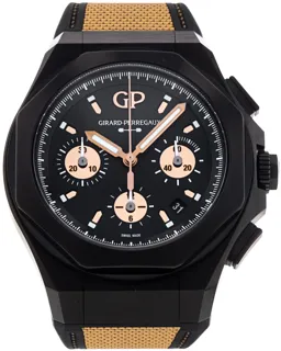 Girard-Perregaux Laureato 81060-21-492-FH3A Titanium and Black PVD Black