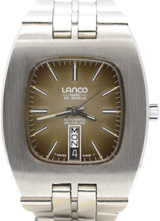 Lanco Day / Date 36593 Stainless steel Green