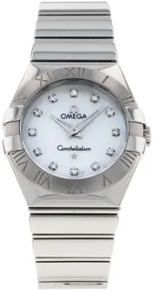 Omega Constellation 123.10.27.60.55.002 27mm Stainless steel White