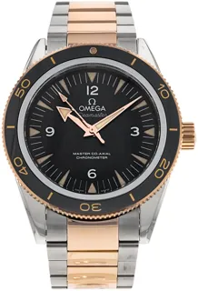 Omega Seamaster 300 233.20.41.21.01.001 Rose gold and Stainless steel Black