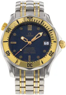 Omega Seamaster Diver 300M 2332.80.00 Yellow gold and Stainless steel Blue