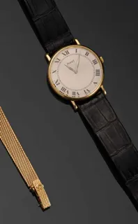 Piaget 9025 18k yellow gold White