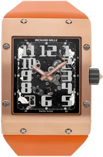 Richard Mille RM 016 RM016 AH RG 38mm Rose gold Skeletonized