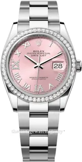 Rolex Datejust 126284RBR-0024 White gold and Stainless steel Pink