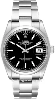 Rolex Datejust 36 126200-0004 Stainless steel Black