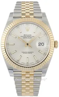 Rolex Datejust 41 126333-0002 Yellow gold and Stainless steel Silver