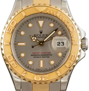 Rolex Yacht-Master 69623 26mm Yellow gold and Stainless steel Gray