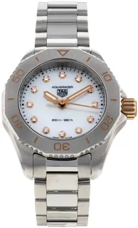 TAG Heuer Aquaracer WBP1450.BA0622 Stainless steel Mother of Pearl White$Diamond