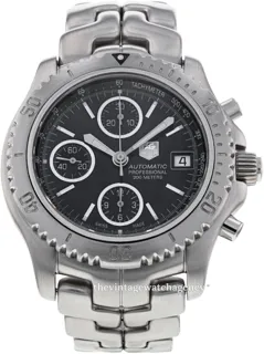 TAG Heuer LINK Chronograph CT2111.BA0550 Stainless steel Black