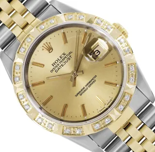 Rolex Datejust Yellow gold and Stainless steel Champagne