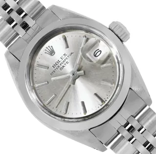 Rolex Date Stainless steel Silver