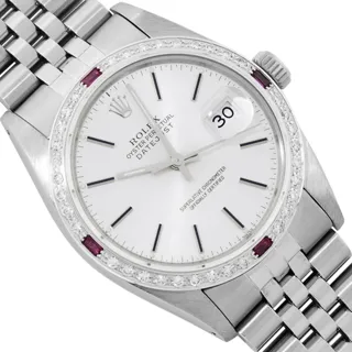 Rolex Datejust Stainless steel and 18k white gold Silver