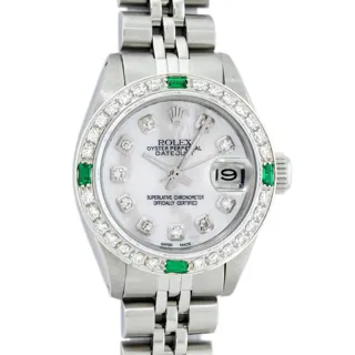 Rolex Datejust Stainless steel White