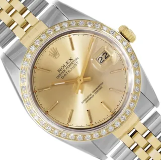 Rolex Datejust Stainless steel and 18k yellow gold Champagne