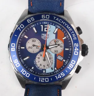 TAG Heuer Formula 1 43mm Stainless steel Blue and Orange