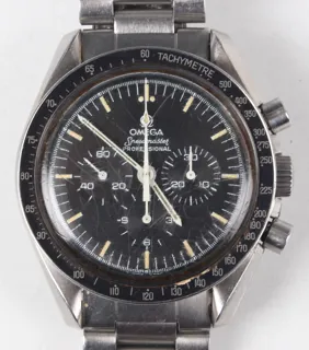 Omega Speedmaster Moonwatch 145.022-76 40mm Stainless steel Black