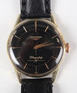 Longines Flagship Stainless steel and Gilt-metal Black