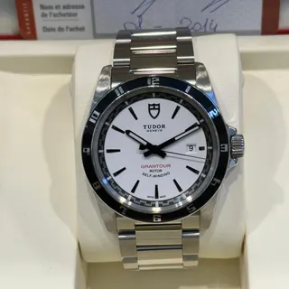 Tudor Grantour Date 20500N 42mm Steel White