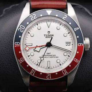 Tudor Black Bay GMT 79830 41mm Stainless steel White