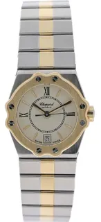 Chopard St. Moritz 8024 24mm Yellow gold and Stainless steel White