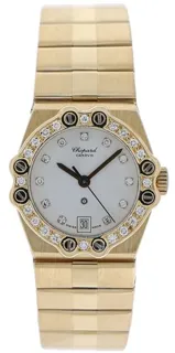 Chopard St. Moritz 25-5156 24mm Yellow gold White