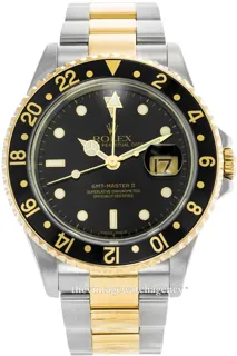 Rolex GMT-Master II 16713 Yellow gold and Stainless steel Black