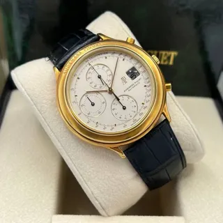 Audemars Piguet Huitième Chronograph 25644 40mm Yellow gold Silver