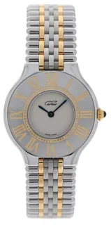 Cartier 21 Must de Cartier 9011 31mm Yellow gold and Stainless steel Champagne