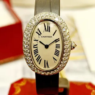 Cartier Baignoire WB509751 31mm White gold White