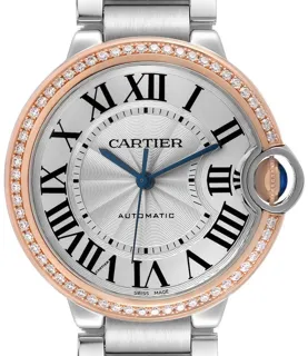 Cartier Ballon Bleu de Cartier Rose gold and Stainless steel Silver