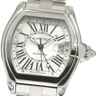 Cartier Roadster W62032X6 40mm Stainless steel Silver