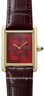 Cartier Tank Louis Cartier WGTA0093 18k yellow gold Red