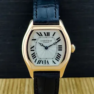 Cartier Tortue 2645 31mm Rose gold Silver