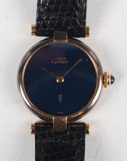 Cartier Must de Cartier Silver and Gold-plated