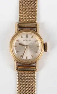 Corum 17mm 18ct Gold Silver