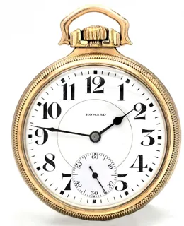 E. Howard Watch Co. Yellow Gold Filled White