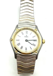 Ebel Wave Sport Classic Stainless steel and 18k yellow gold White