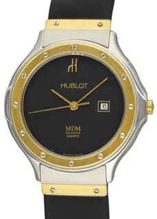 Hublot Classic 1401.2 32mm Yellow gold and Stainless steel Black