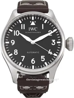 IWC Big Pilot IW329301 Stainless steel Black